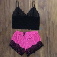 (情趣内衣)羞羞宝贝性感蕾丝公主睡衣装(玫红色)